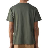 T-shirt Kaki Homme Tommy Hilfiger Linear vue 2