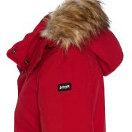 Parka Rouge Femme Schott Tfrey vue 3