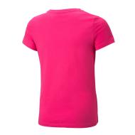 T-shirt Rose Fushia Fille Puma Tee vue 2