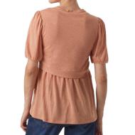 Top de Grossesse Terracotta Femme Mamalicious Anabella vue 2