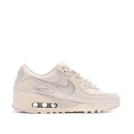 Baskets Blanches/Argenté Femme Nike Air Max 90 vue 2