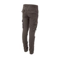 Pantalon Cargo Gris Foncé Garçon Paname Brothers Costa vue 2