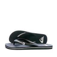 Tongs noir/blanc homme Quiksilver Molokai pas cher