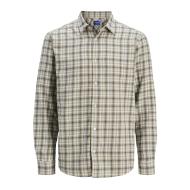 Chemise Beige/Gris Homme Jack & Jones 12260776