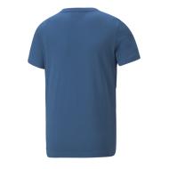 T-Shirt Bleu Garçon Puma ESS Logo Tee vue 2