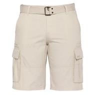 Short Beige Homme Schott TRASSAULT pas cher