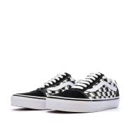 Baskets Blanches/Noires Homme Vans Old Skool Checker vue 6