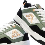 Kappa Logo Manis Jungen Sneakers Weiß/Grün/Schwarz Ansicht 7