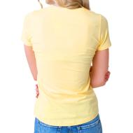 T-shirt Jaune Femme Pepe Jeans New Virginia vue 2
