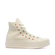 Baskets Blanches Femme Converse Vintage vue 2