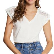 T-shirt Blanc Femme Morgan Deci