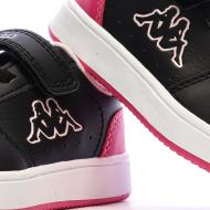 Baskets Noir/Rouge Garçon KAPPA Malone 381Y12W vue 7