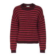 Pull Noir/Rouge Femme JDY Zoey pas cher