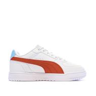 Puma Caven III Sneaker für Jungen, Weiß/Orange/Blau Ansicht 2