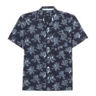 Chemise Marine à Motifs Garçon Kaporal Paul pas cher