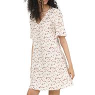 Robe à Fleurs Blanc/Rose Femme JDY Carrie pas cher