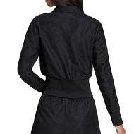 Veste Noir Femme Adidas Track vue 2