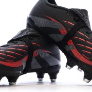 Zapatillas de fútbol negras para niños Adidas Predator League FT SG ver 7