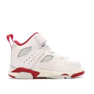 Baskets Écru/Rouge Garçon Nike Jordan 91 vue 2