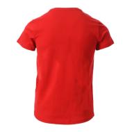 T-shirt Rouge Garçon Guess High Low vue 2
