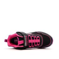Baskets Noire/Rose Fille Skechers Outdoor Storm vue 4