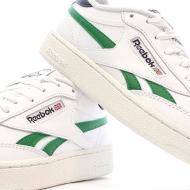 Baskets Blanches/Vertes Mixte Reebok Club C Revenge vue 7