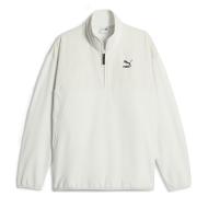 Polaire demi-zippé Blanc Homme Puma Classics pas cher