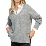Pullover Grau Frau An'ge Ines