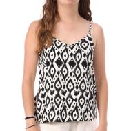 Débardeur Blanc/Noir à Motifs Femme Only Nova Life Paris