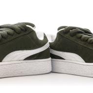 Baskets Kaki/Blanc Femme Puma Suede XL vue 7