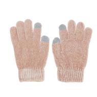 Gants Rose Femme Infinitif Paris Chenille