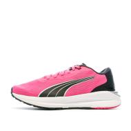 Chaussures de Running Rose/Noire Femme Puma Electrify Nitro pas cher