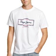 T-shirt Blanc Homme Pepe jeans Daxton