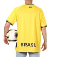 Brésil Maillot Supporter Jaune Mixte Sport Zone vue 2