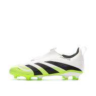 Zapatillas de fútbol blancas/amarillas para niños Adidas Predator League Ll FG/MG barato