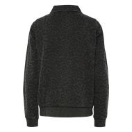 Polo Manches Longues Noir Femme Pieces Jackie vue 2