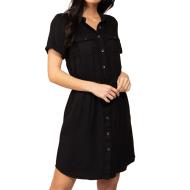 Robe Noir Femme Deeluxe Alarha