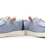 Chaussures Bleu Femme Hey Dude Wendy Stretch vue 7