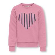 Sweat Rose Fille Kids ONLY Koglina Heart