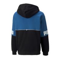 Sweat à capuche Noir/Bleu Garçon Puma Power Colorblock vue 2