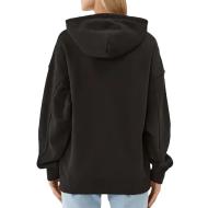 Sweat Noir Femme Converse Wordmark vue 2