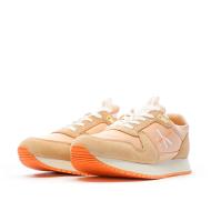 Baskets Orange/Beige Femme Calvin Klein Jeans Runner Sock vue 6