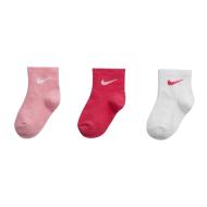 Lot de 3 Paires de Chaussettes Rose Fille Nike Core pas cher