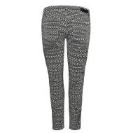 Jean Skinny Blanc/Noir Femme Vans Moto vue 2