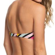 Haut De Bikini Noir à rayures Bandeau Femme Roxy Pop Surf vue 2