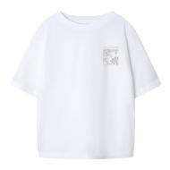 T-shirt Blanc Fille Name it Dagmar