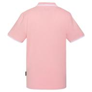 Polo Rose/Blanc Homme Schott PSWILL2 vue 2