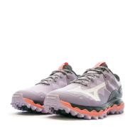 Chaussures de Trail Violette Femme Mizuno Wave Mujin vue 6