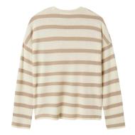 Pull Beige à rayures Fille Name It Follina vue 2