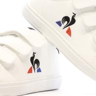 Baskets Blanches Garçon Le Coq Sportif Courtset Optical vue 7